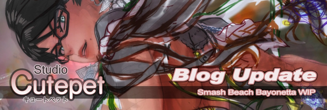 Blog: Smash Beach Bayonetta WIP