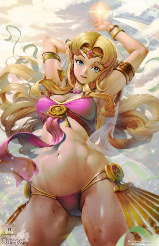 Smash Beach Zelda - by Ecchi-Star!